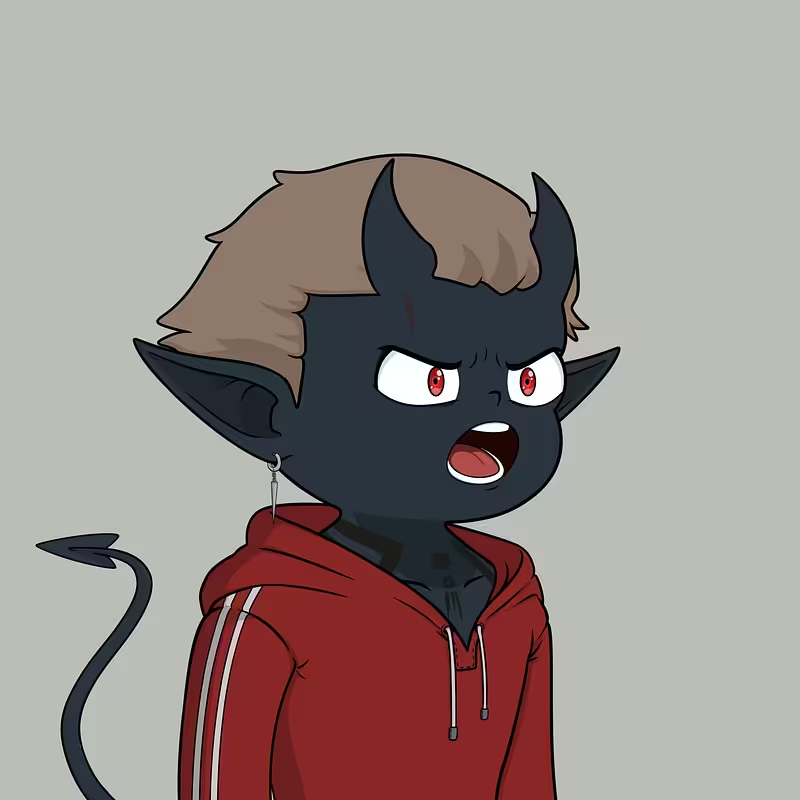 SoMinoS5's tweet image. Some days ago, I bought a new @RuyuiStudios NFT and discovered that he has a sibling.
You want to know more about their story ?
Here it is 🧵👇
(Résumé en français à la fin pour ceux qui veulent)