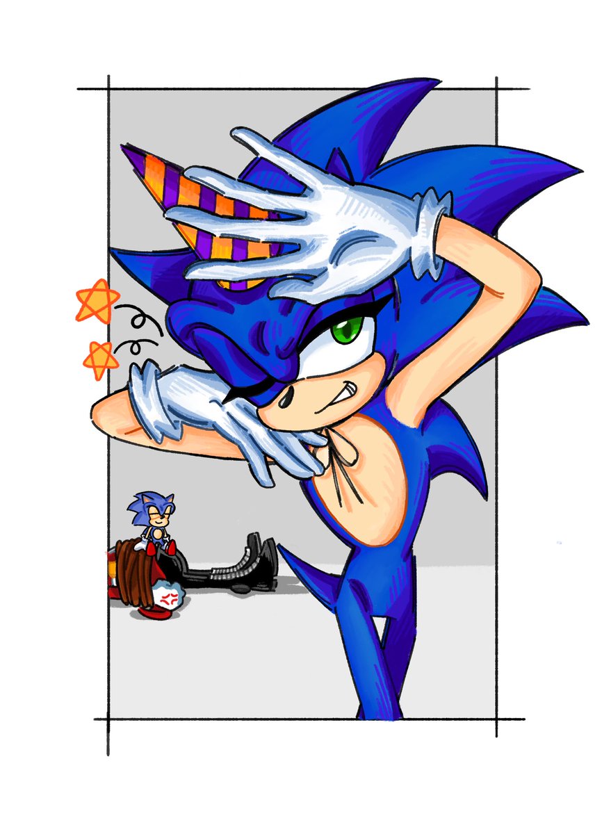 Prawn1800's tweet photo. Happy birthday Sonic (and Eggman) 🎉

#SonicTheHedgehog #SonicBirthday2025 #sonic34thanniversary https://t.co/i5g4EBLcdw
