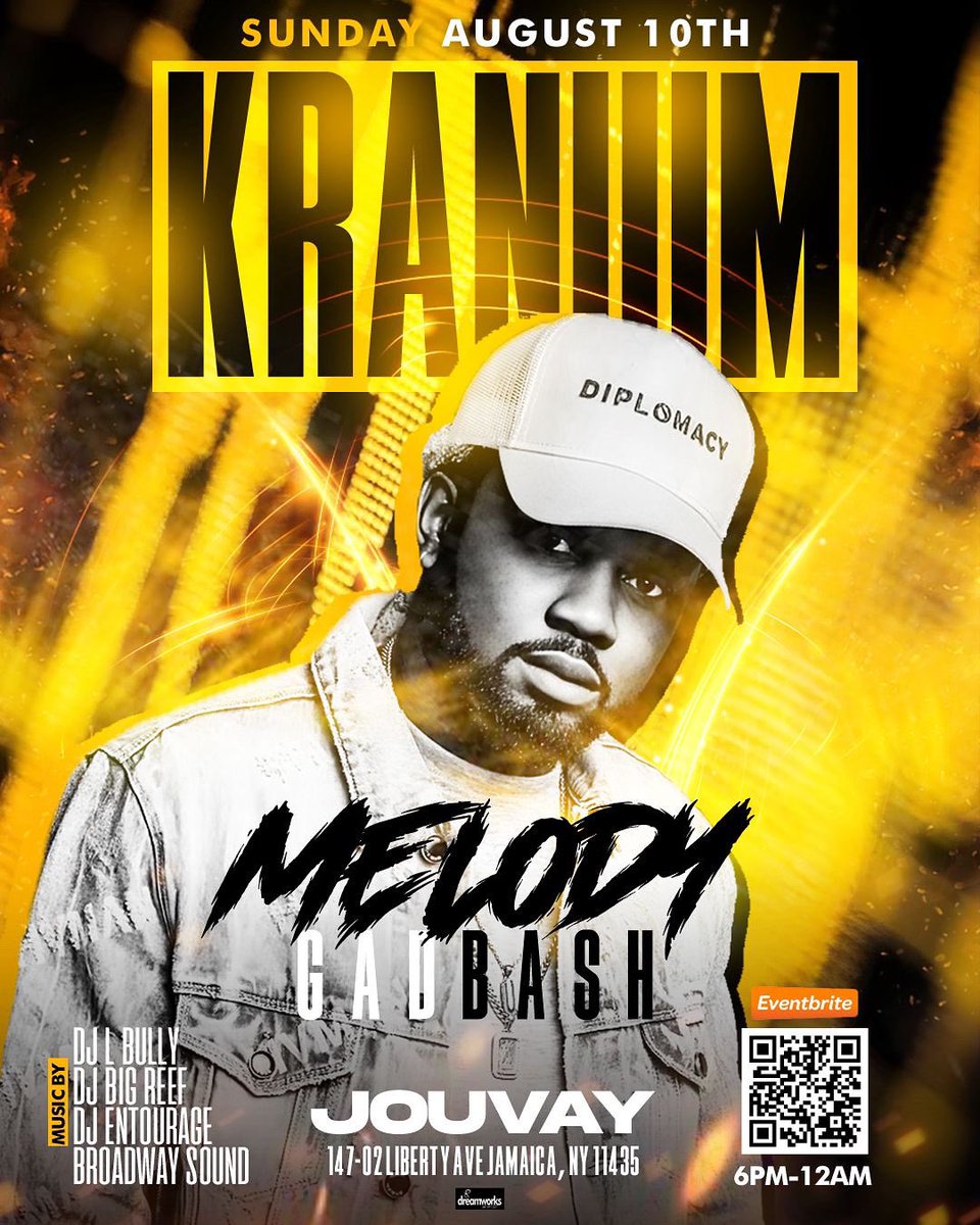 New York pull up MelodyGadBash.EventBrite.Com