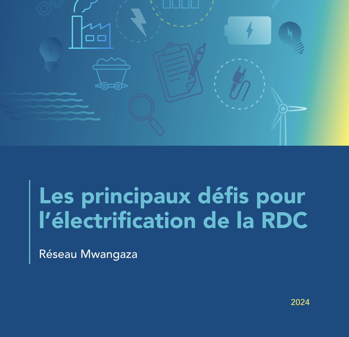 Cette semaine, <a href="/AREDRC1/">A.R.E/RDC</a> organise la #SemaineEnergieRDC avec pour objectif de renforcer la dynamique collective autour des défis et perspectives du secteur de l’énergie en RDC. 

En 2024, avec le <a href="/MwangazaReseau/">Réseau Mwangaza RDC</a>, nous avons identifié 6 obstacles majeurs à l’accès à l’électricité