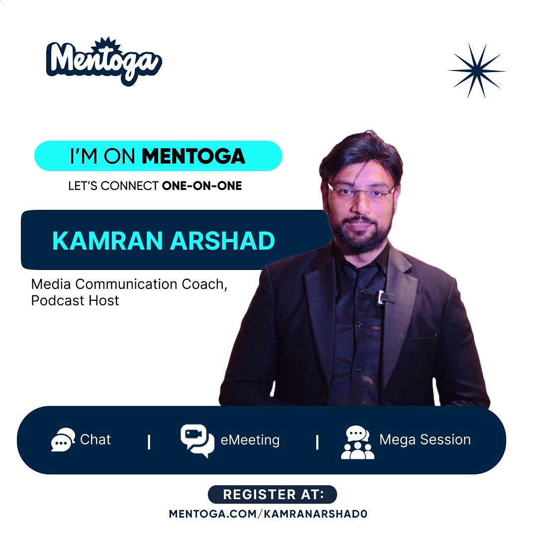 mentogacreators's tweet image. 🎙️ Want to master media communication or podcasting?

Book a 1:1 with me on Mentoga — your Media Coach &amp;amp; Podcast Host with 10+ yrs on TV &amp;amp; behind the mic.

✅ Anchoring
✅ Interviewing
✅ Public Speaking
🔗 mentoga.com/kamranarshad0

#MediaCoach #Mentoga #PodcastHost