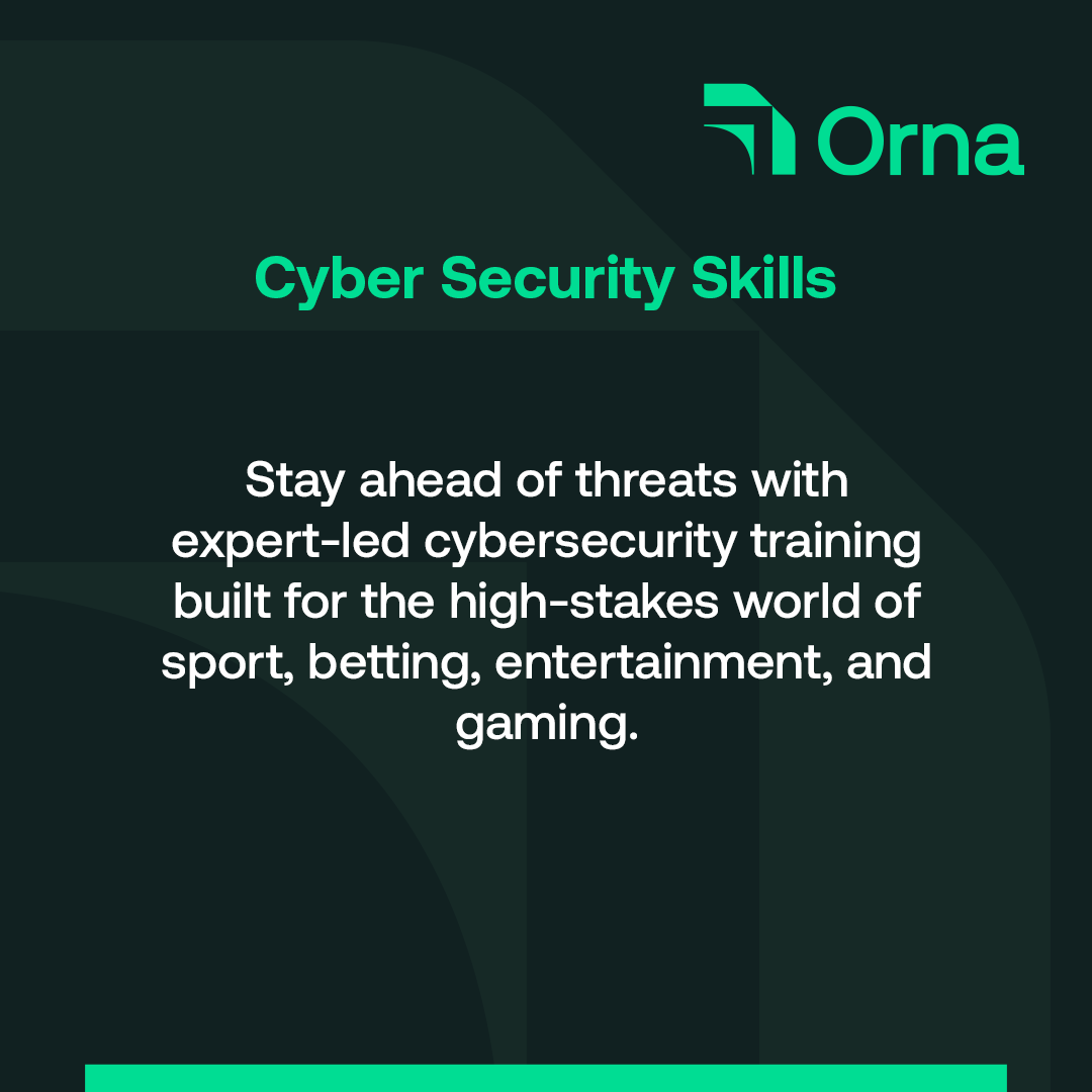WeAreOrna's tweet photo. Orna’s Technical Specialisms offering stands out as a transformative force in the Business of Sport, Betting, Gaming, &amp; Entertainment by equipping organisations with the critical data, engineering, &amp; cybersecurity skills needed to thrive in fast-paced, high-stakes environments. https://t.co/FQ45rHg5Te
