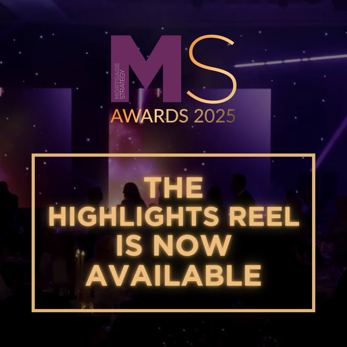 🎥 THE HIGHLIGHTS REEL IS NOW AVAILABLE

👉 Watch now and see if you can spot yourself or your team! 🔗 mortgagestrategy.co.uk/news/mortgage-…

Register your interest for 2026 here 👉 mortgagestrategyawards.co.uk/2025/en/page/r…

#MSAwards25
