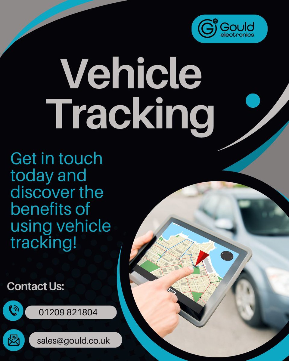 Stay informed about your fleet's location and improve efficiency. 
#VehicleTracking #FleetManagement

📞01209~821804⠀⠀⠀
💻gould.co.uk
📩 sales@gould.co.uk 

#GouldElectronics #GPSTrackers #Tracking #GouldTrack