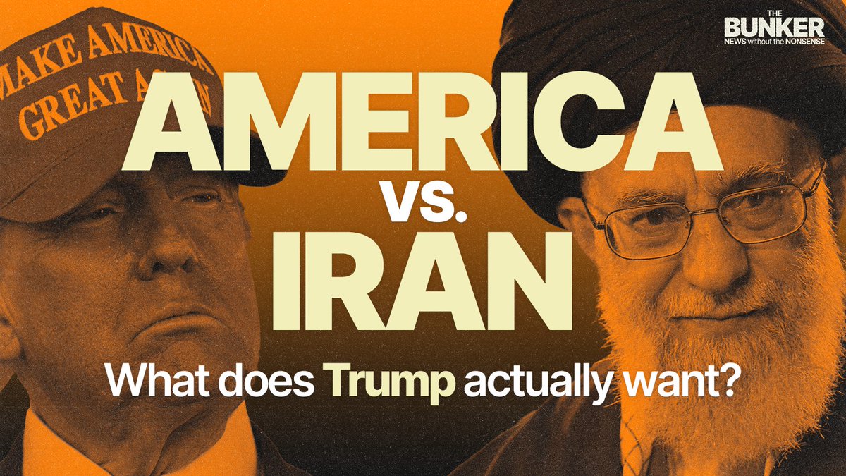bunker_pod's tweet image. 🇺🇸💥🇮🇷 NEW EPISODE 🇺🇸💥🇮🇷 “They don’t know what the fuck they’re doing!” But does Trump?
Inside the America-Iran dynamic with Dr @SanamVakil of @ChathamHouse and @alexvtunzelmann
🇺🇸💥🇮🇷 Listen linktr.ee/bunker_pod
