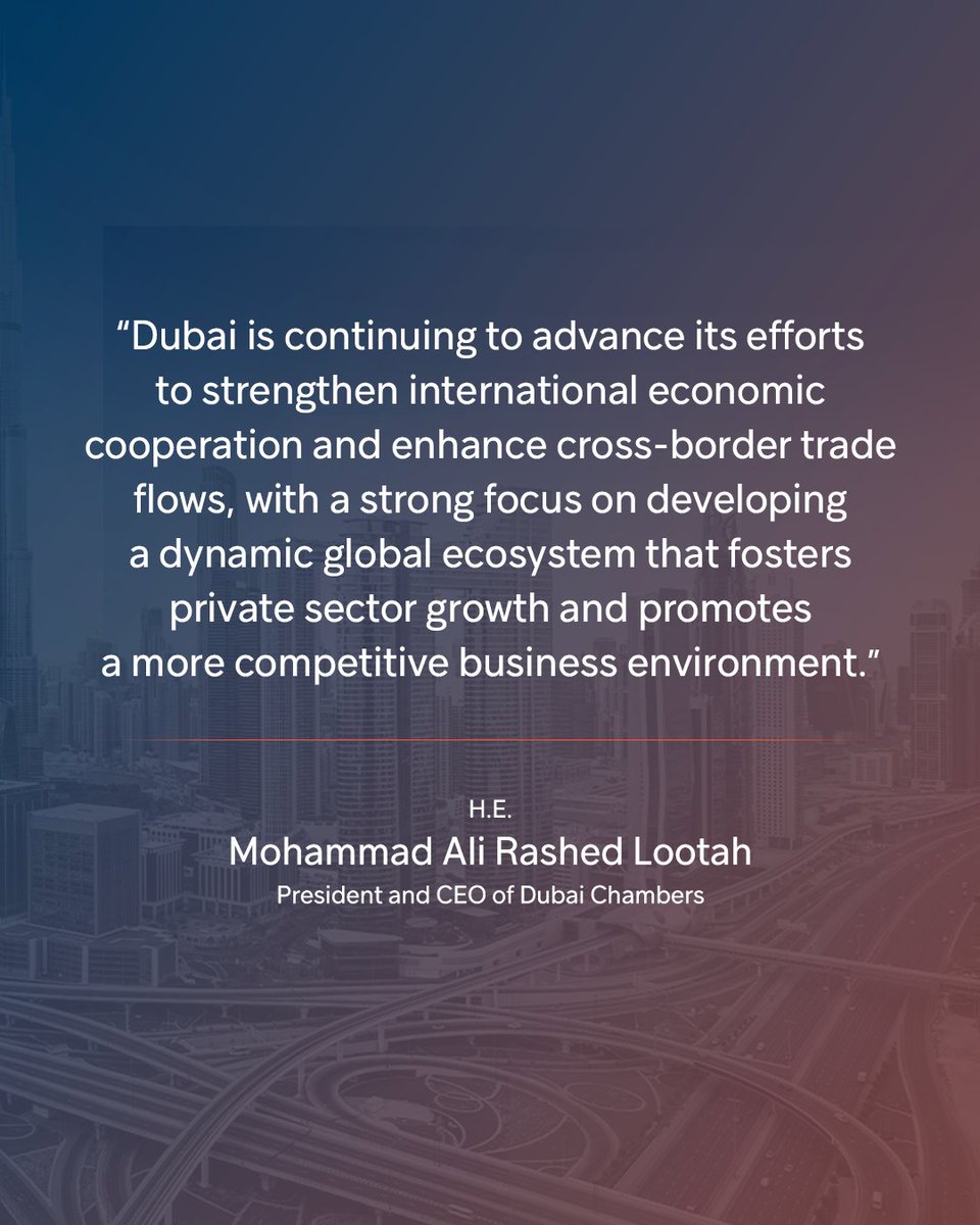 The appointment of Dubai Chambers’ President and CEO to the ICC Executive Board reflects Dubai’s prominent role in building constructive partnerships that advance global trade &amp; strengthen collaboration between business communities worldwide.
To read more: bit.ly/45xQwEE