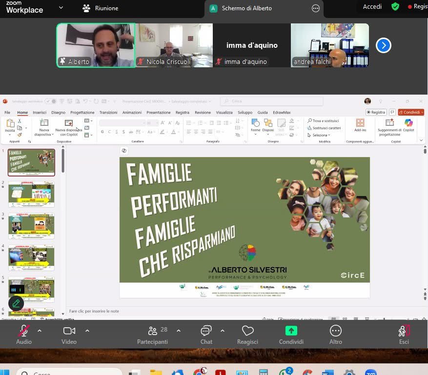 Come migliorare la gestione del budget familiare e scoprire come risparmiare.
Oggi se ne e’ parlato al laboratorio online con Nicola Criscuoli e Alberto Silvestri, Psicologo- High Performance Coach all’interno delle attività del ‘progetto Circe’. Con <a href="/adocnazionale/">Adoc APS</a> e <a href="/AdocMolise/">Adoc Molise</a>