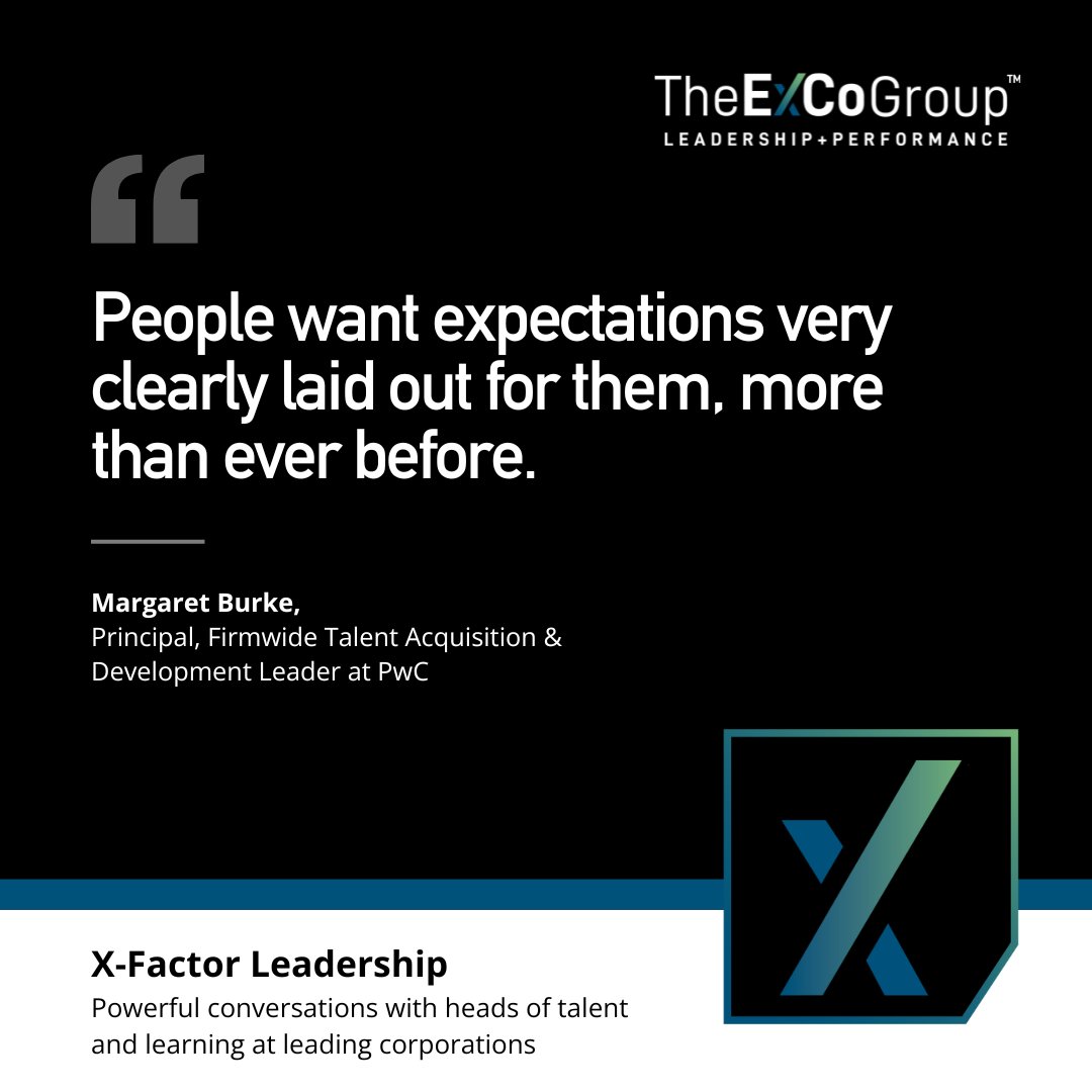 ExCoLeadership's tweet image. Clarity in expectations is no longer optional—it's essential for success. 

Read more insights from @PwC's Margaret Burke in this X-Factor Leadership interview. 

🔗 hubs.la/Q037bcSs0 

#ClearExpectations #EffectiveLeadership #TeamSuccess