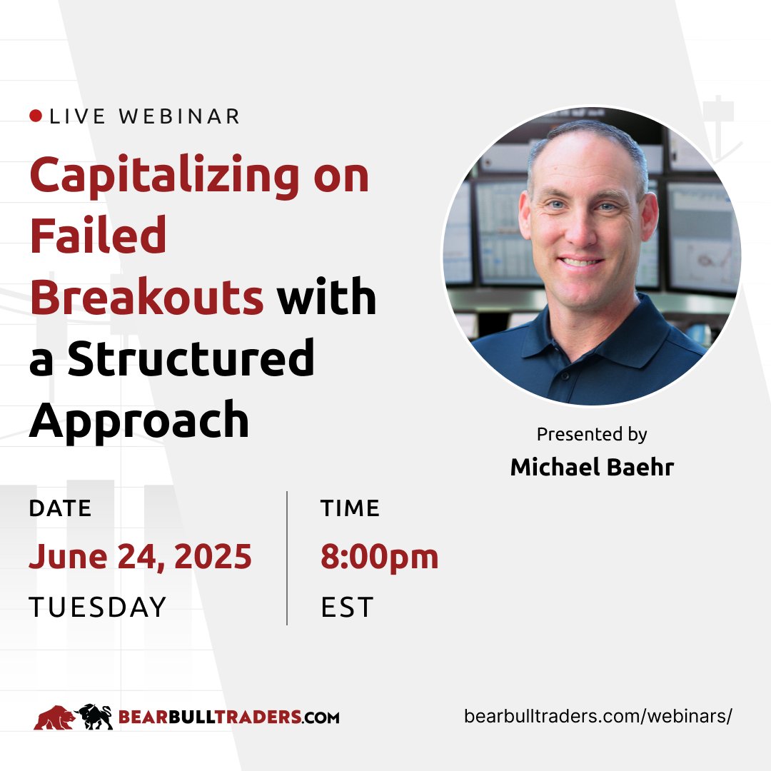 MikeB_BBT's tweet image. Thought of the Day: When your mind is clear and locked in, the noise fades and the setups speak louder.

Watchlist: Trading Terminal Scanners

Tonight at 7:00 PM ET, join me @BearBullTraders  for a success webinar, “Capitalizing on Failed Breakouts with a Structured Approach.”…