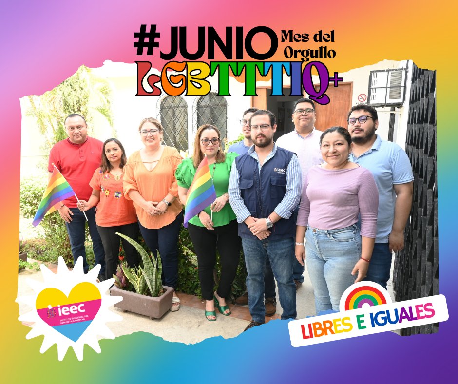 🏳️‍🌈🏳️‍⚧️ En el IEEC nos sumamos a la lucha contra la discriminación, con la aplicación de políticas laborales que promueven la inclusión y el respeto a los derechos de todas las personas. #AreaJuridica #LibresEIguales #DefiendelosDrechosHumanosSiempre