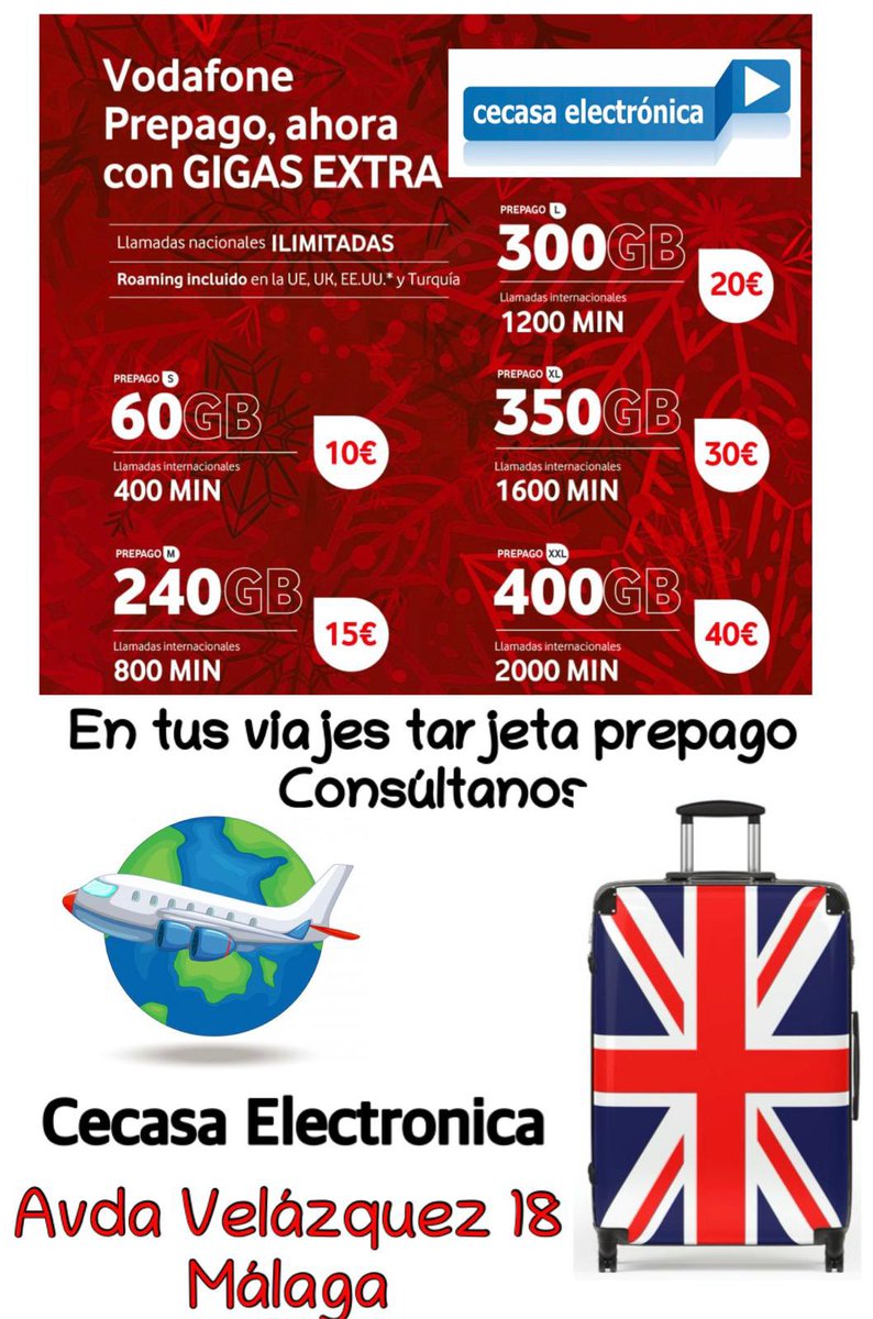 CECASAELECTRONI's tweet photo. Te lo ponemos fácil ! Pedidos y consultas por 
📲 whatsapp 609011055  
 
😀 Tienda física en Málaga, Avda de Velázquez 18, Bda El Torcal 
📦Envíos a domicilio https://t.co/GAME5KfV8l