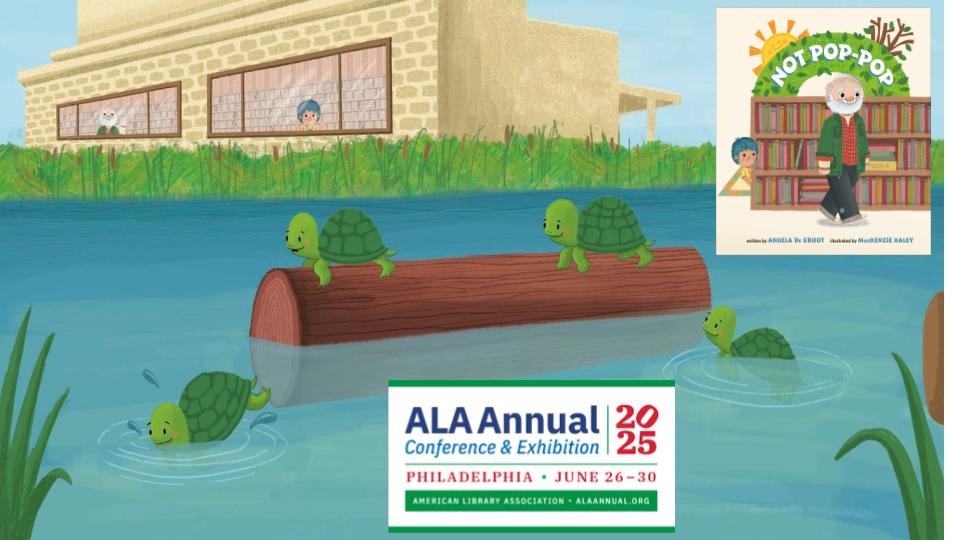 Angela De Groot / NOT POP-POP (@angeladegroot8) on Twitter photo What does counting turtles have to do with curiosity and kindness, homelessness and libraries? Come find out at ALA PRH Booth #1509 1:15 - 1:45 on Sat. June 28th. I'll be signing copies of NOT POP-POP. <a href="/WaterBrookPress/">WaterBrook Multnomah</a> <a href="/lizaroyceassoc/">Liza Royce Associates</a> #ala #ala25 #librarians #NotPopPop #libraries What does counting turtles have to do with curiosity and kindness, homelessness and libraries? Come find out at ALA PRH Booth #1509 1:15 - 1:45 on Sat. June 28th. I'll be signing copies of NOT POP-POP. <a href="/WaterBrookPress/">WaterBrook Multnomah</a> <a href="/lizaroyceassoc/">Liza Royce Associates</a> #ala #ala25 #librarians #NotPopPop #libraries