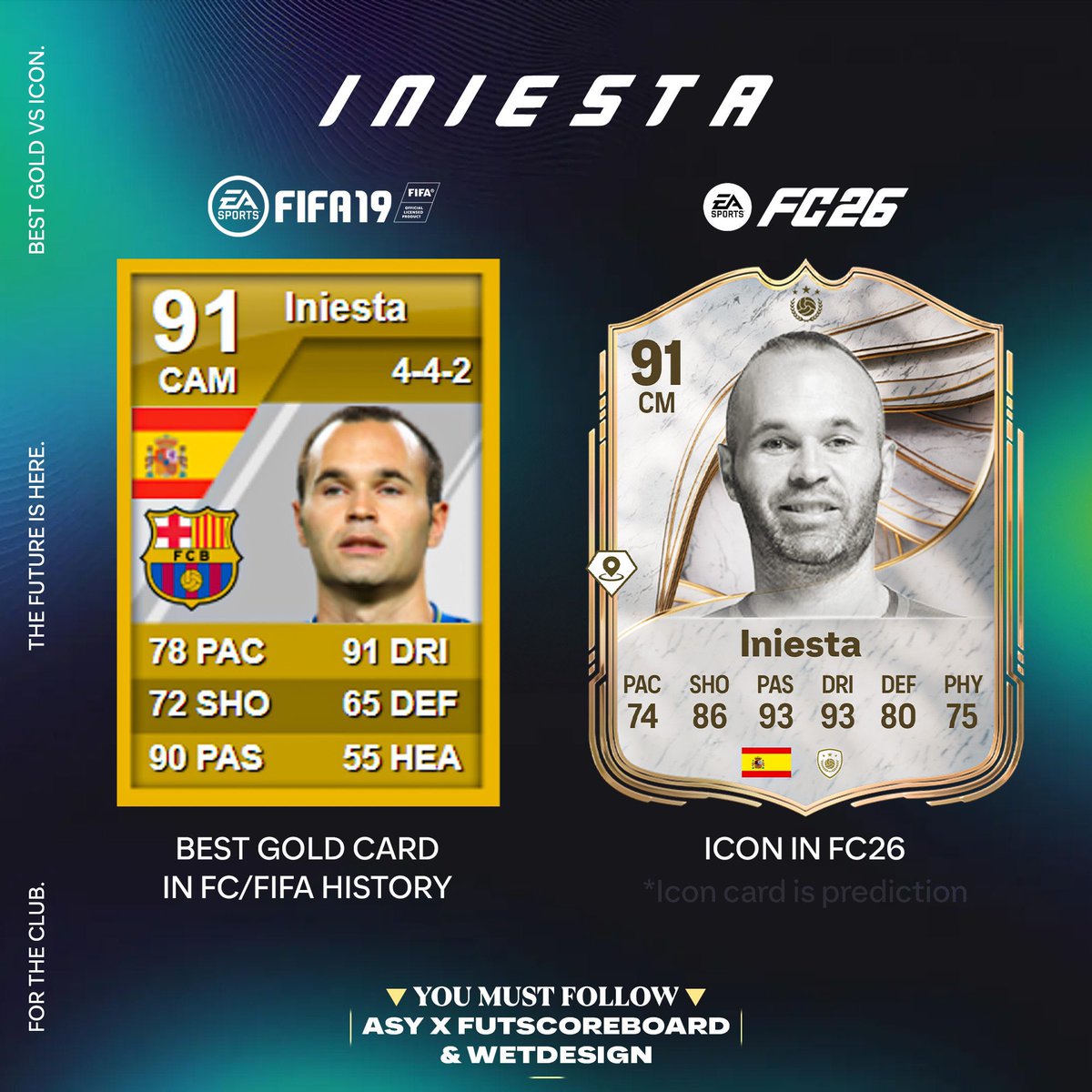 إنيستا قادم ك ايكون ف FC26 😍😍😍