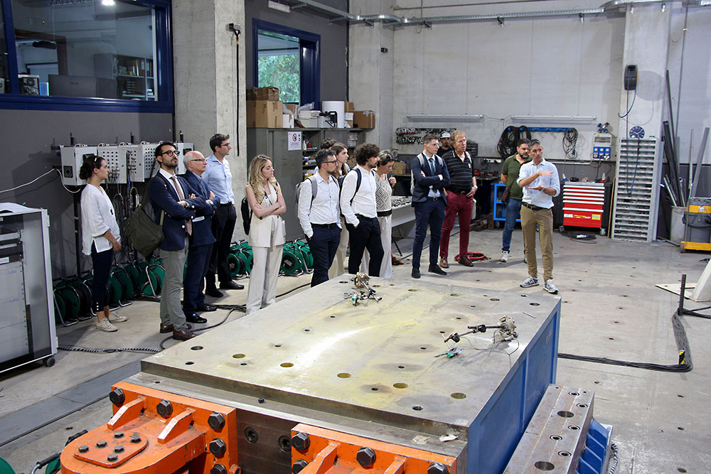 eucentre's tweet photo. Thank you for attending the MODISAT workshop at Eucentre! Experts shared insights on intelligent monitoring for bridges and the future of infrastructure safety. More info on the event: https://t.co/gLhi3KzmWd #SmartBridges #Innovation #Monitoring https://t.co/wO94Rdcjil