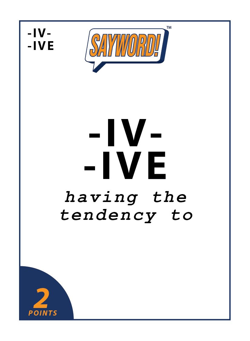 saywordgame's tweet image. 1) Comment with a word containing 2 or more of the word chunks on the cards. The more cards you use, the higher the score!
2) Tag the next player. No tag-backs. No repeats!
3) For a chance to win a free copy of SAYWORD! , like, follow, and repost! (Previous winners also…
