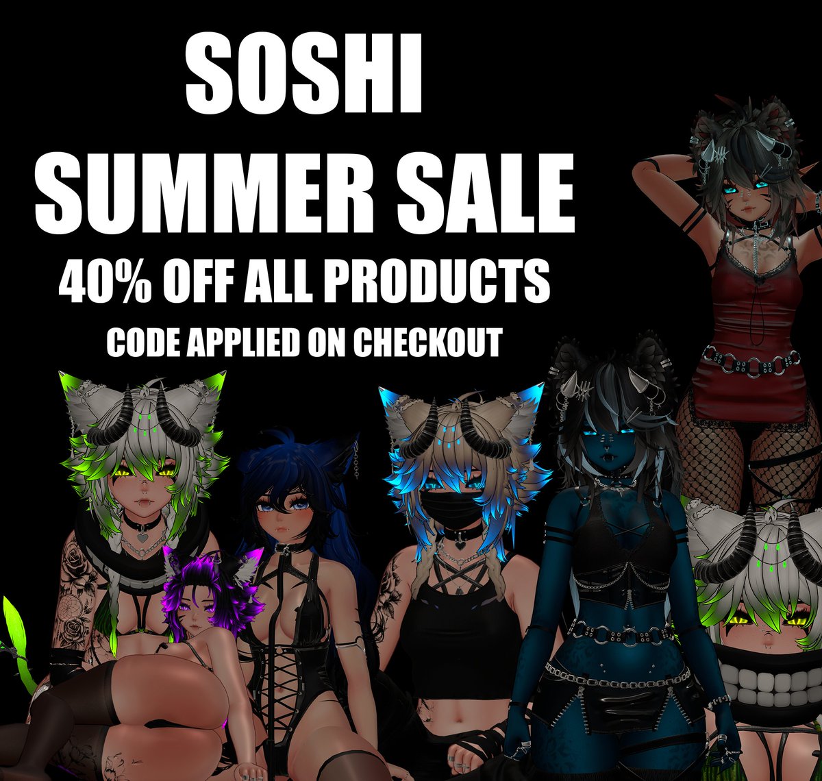 Hosting a summer sale 40% off, ends on June 29th!  payhip.com/Pania  (ONLY AVAILABLE ON PAYHIP) CODE ALREADY APPLIED