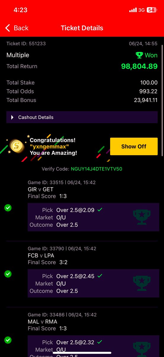 YXNG-EMMAX ๐ฅท (@emmaxtips1) on Twitter photo God thank you ๐ Lord <a href="/Komputatips/">Komputa_Tips</a> I do partial cashout thatโs why money reduce ๐๐๐๐๐๐๐๐โ
โ
โ
โ
โ
โ
โ
โ
Drop your ID & retweet for giveaway
Thanks ๐ <a href="/Komputatips/">Komputa_Tips</a> God thank you ๐ Lord <a href="/Komputatips/">Komputa_Tips</a> I do partial cashout thatโs why money reduce ๐๐๐๐๐๐๐๐โ
โ
โ
โ
โ
โ
โ
โ
Drop your ID & retweet for giveaway
Thanks ๐ <a href="/Komputatips/">Komputa_Tips</a>