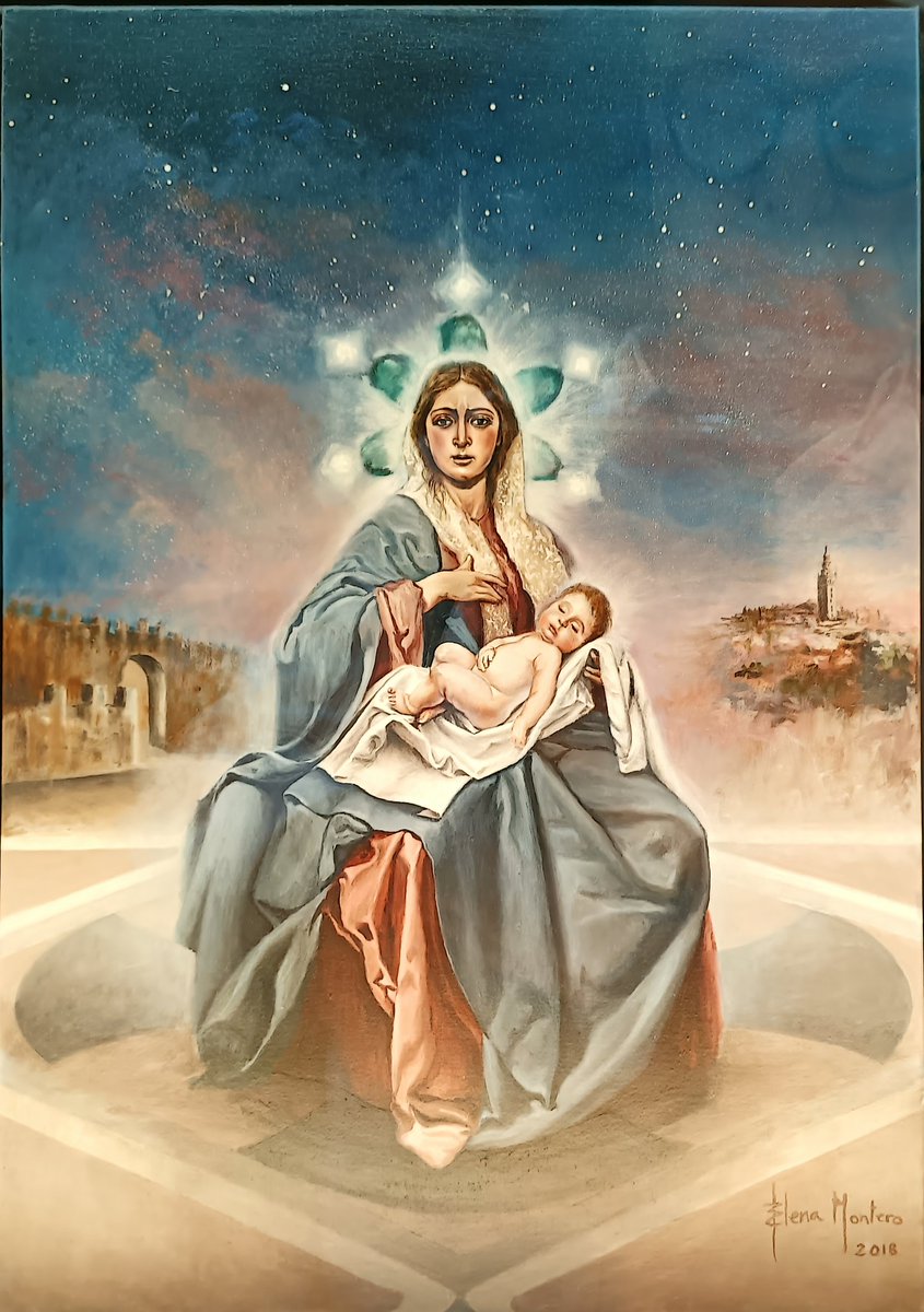 <a href="/hdadsoledad/">La Soledad</a> <a href="/elenamonteroart/">Elena Montero</a> <a href="/JuanMa_Moreno/">Juanma Moreno</a> En Almayeútica Elena nos habla de ella, es una recopilación, ya, pero es algo nuevo, su clásica simbología da un paso grande a un mundo menos recóndito más real, más nuestro.

ALMAYEÚTICA <a href="/Ayto_Sevilla/">Ayuntamiento de Sevilla</a> 
<a href="/elenamonteroart/">Elena Montero</a> 

Abierto hasta el día de San Pedro.

Y La Macarena, sí.