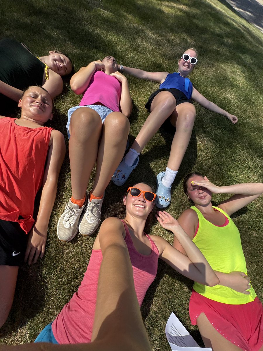 Day 2 of Panther FH Camp and our future is neon bright with these girls! 🤩See you tomorrow for USA day back to our normal 8:30 start time! 🏑