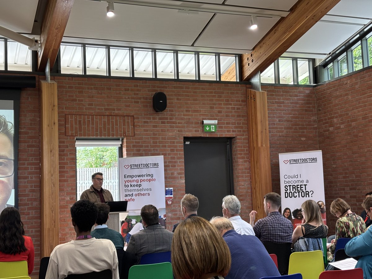 Greater Manchester Violence Reduction Unit (@gm_vru) on Twitter photo Earlier this month, we joined a <a href="/StreetDoctors/">StreetDoctors</a> showcase exploring how partnership working is helping to tackle youth violence.
🗣️ Our Partnership Lead, Dan Diamond, spoke about the power of a whole-system approach and trusted relationships. Earlier this month, we joined a <a href="/StreetDoctors/">StreetDoctors</a> showcase exploring how partnership working is helping to tackle youth violence.
🗣️ Our Partnership Lead, Dan Diamond, spoke about the power of a whole-system approach and trusted relationships.