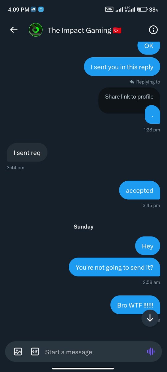 Friends, this Turkish clan is a scam, a liar, and a fraud. He has not paid any ladder rewards to any of the players. He has been delaying me for nearly 3 weeks. I still haven't received the reward for last season and he insists that he will pay later.

<a href="/TheImpactGG/">The Impact Gaming 🇹🇷</a> ❌SKAM❌