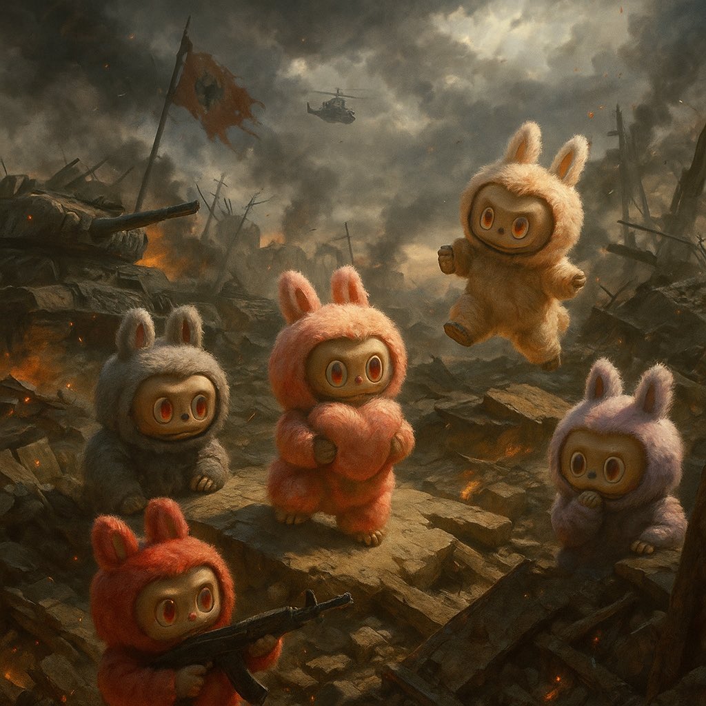 KEVC4T's tweet image. Labubus at WW3