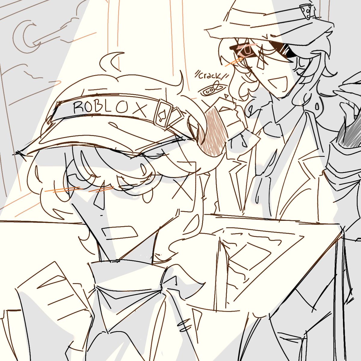 Ethereal_VN's tweet image. Chance X Elliot
"Playful banter"
I kinda interested in forsaken fandom and sorry I don't post for a while, I don't have idea for Rodamrix art rn ..
· — Hastag Zones — ·
#Forsaken #forsakenfanart #chanceelliot #Paycheck #coinrush #chanceforsaken #elliotforsaken