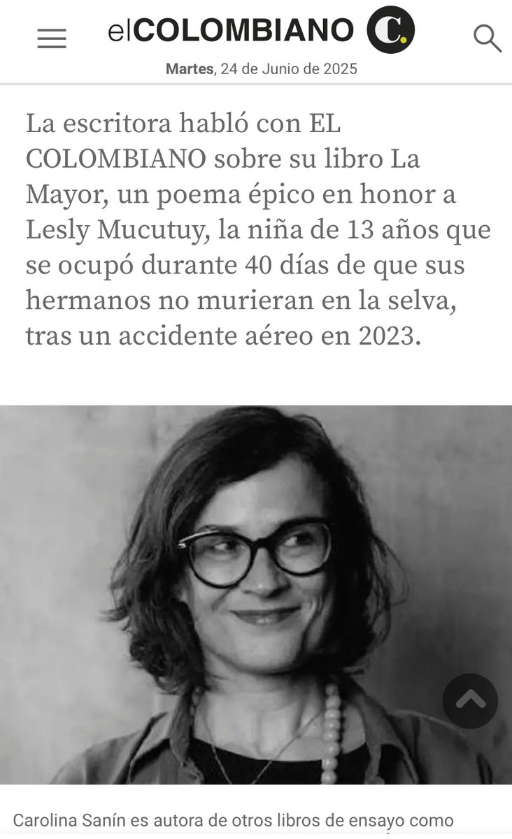Me entrevistó <a href="/RiveraMarinD1/">Daniel Rivera Marín</a> en <a href="/elcolombiano/">El Colombiano</a> .
Aquí: elcolombiano.com/cultura/el-nue…