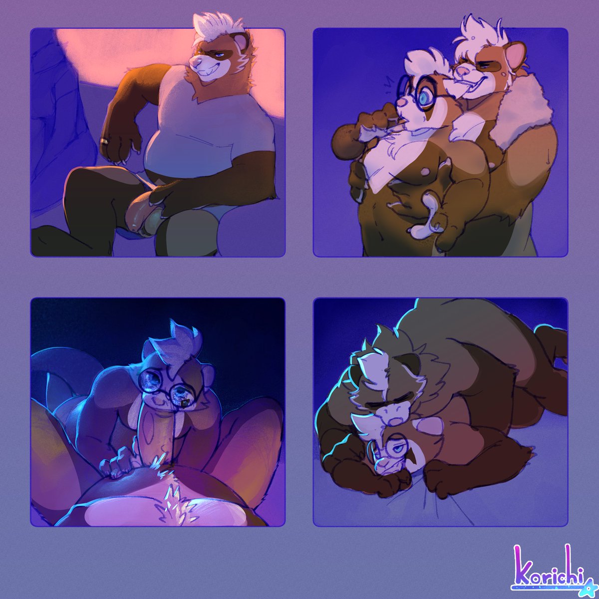 Tre and Dakotas first time was at a family retreat, and over the course of the weekend, its still baffling at how these two were never caught...amazing work by the lovely <a href="/KorichiVal/">🟦@korichi.art</a>