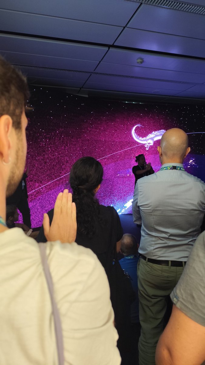 We got hands on with sonification at the official launch of Hakuryu today!

If you can't see it live at LPS, worry not. You can immerse yourself in EarthCARE's cloud-dragon song of peace via the link below 😉

youtu.be/6VsrIXwVg3Q?si…