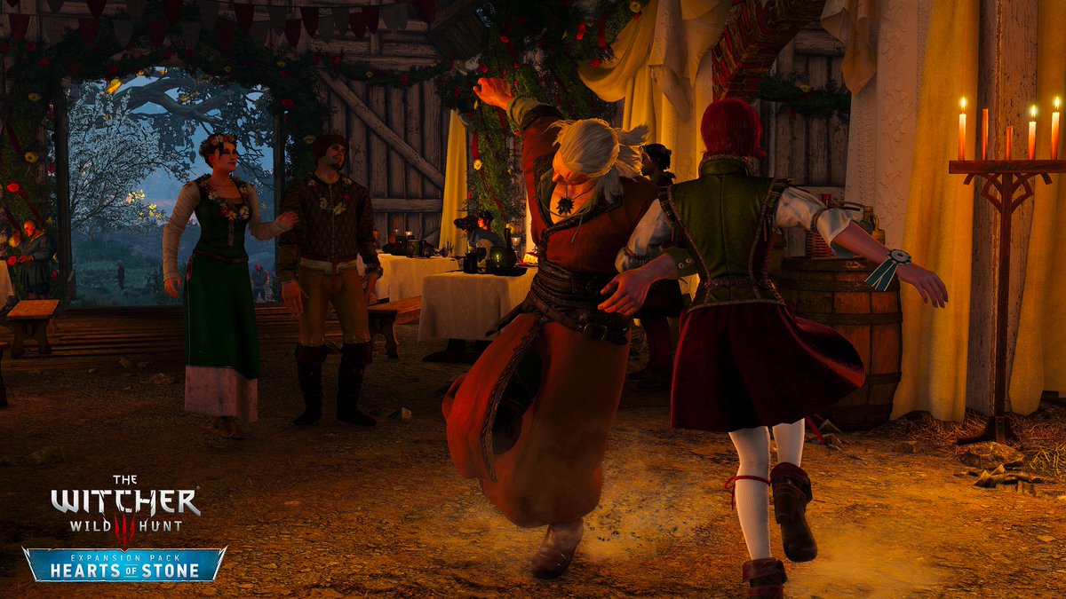 thewitcher's tweet image. Last night we celebrated the true Summer Solstice, a night of bonfires, feasting, and old magic 🔥🌻
Geralt and Shani joined the celebration… and danced the night away!