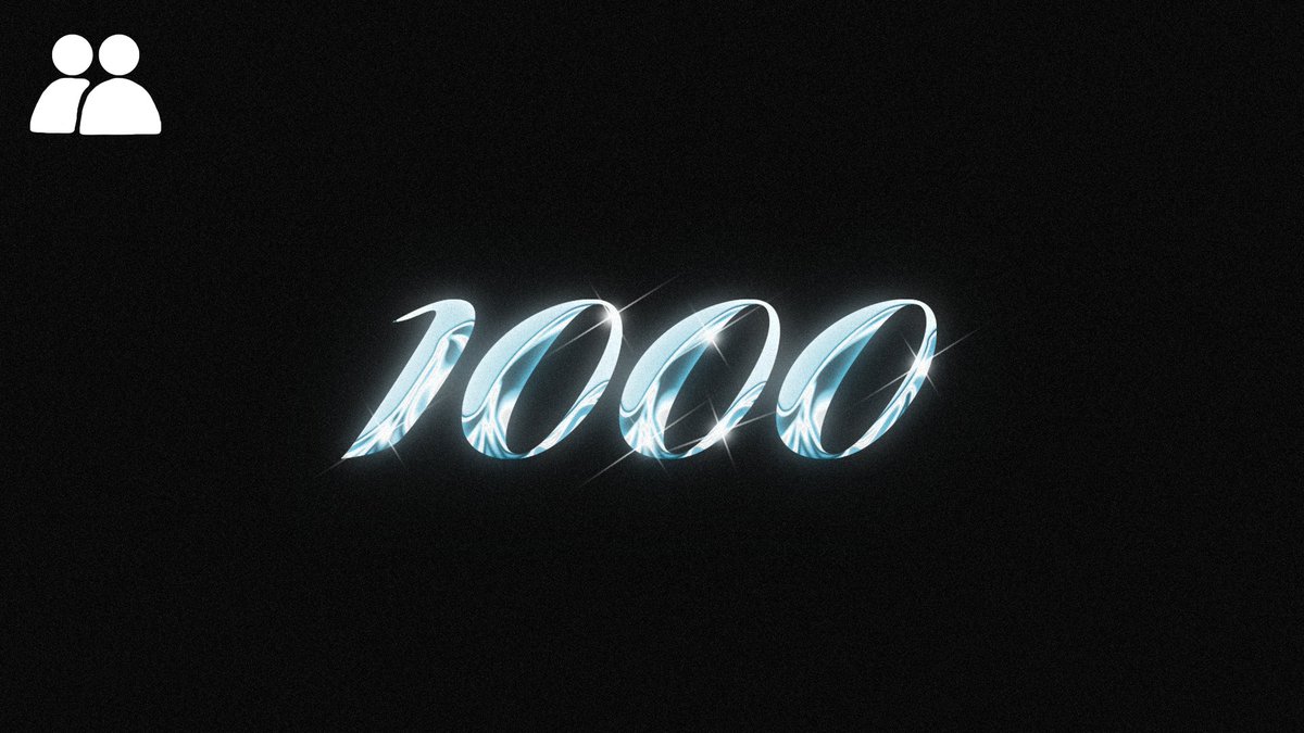 1000 members. 

Resilience is important when you set out to complete a task as crazy as this one.