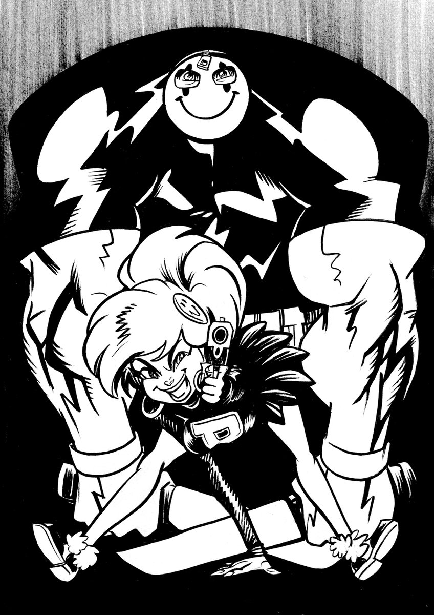 Clownface and Panda from Body Bags. Gotta check out the Jason Pearson artist edition of the series