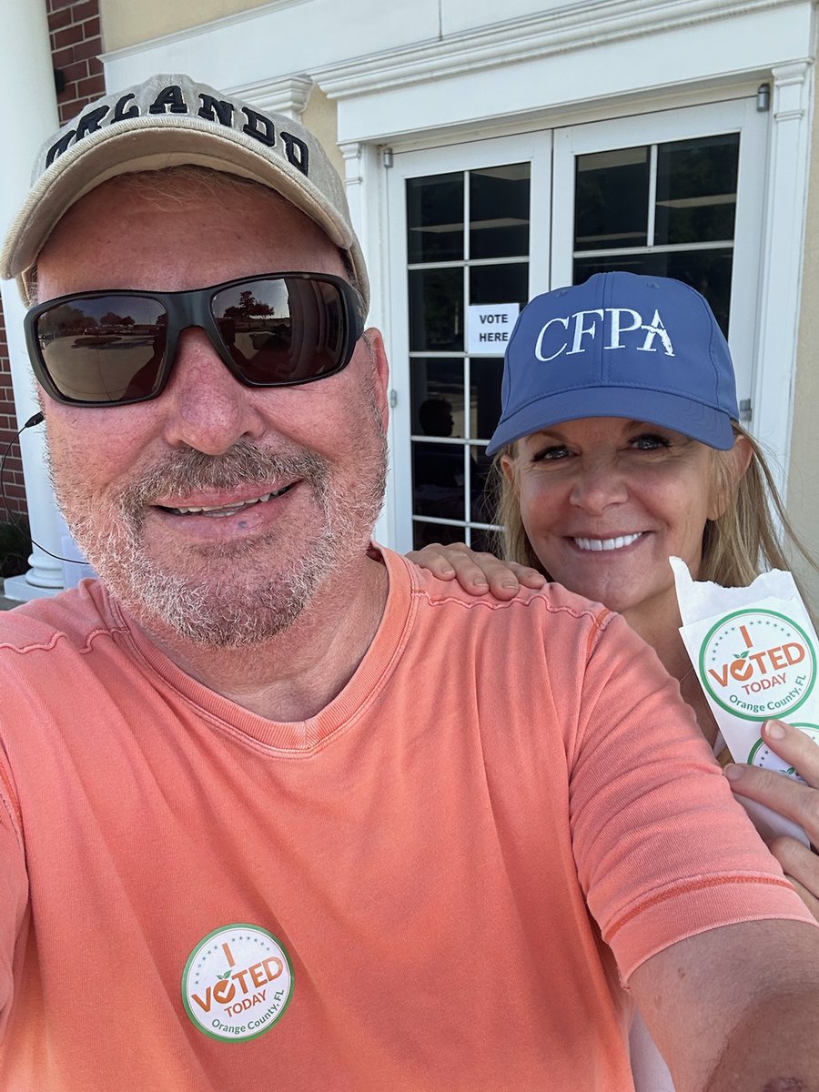 Susie and I cast our ballots this morning. If you're eligible to vote in the special primary for State Senate District 15 and House District 40, we encourage you to participate in this election and play a role in selecting who represents our community in Tallahassee.