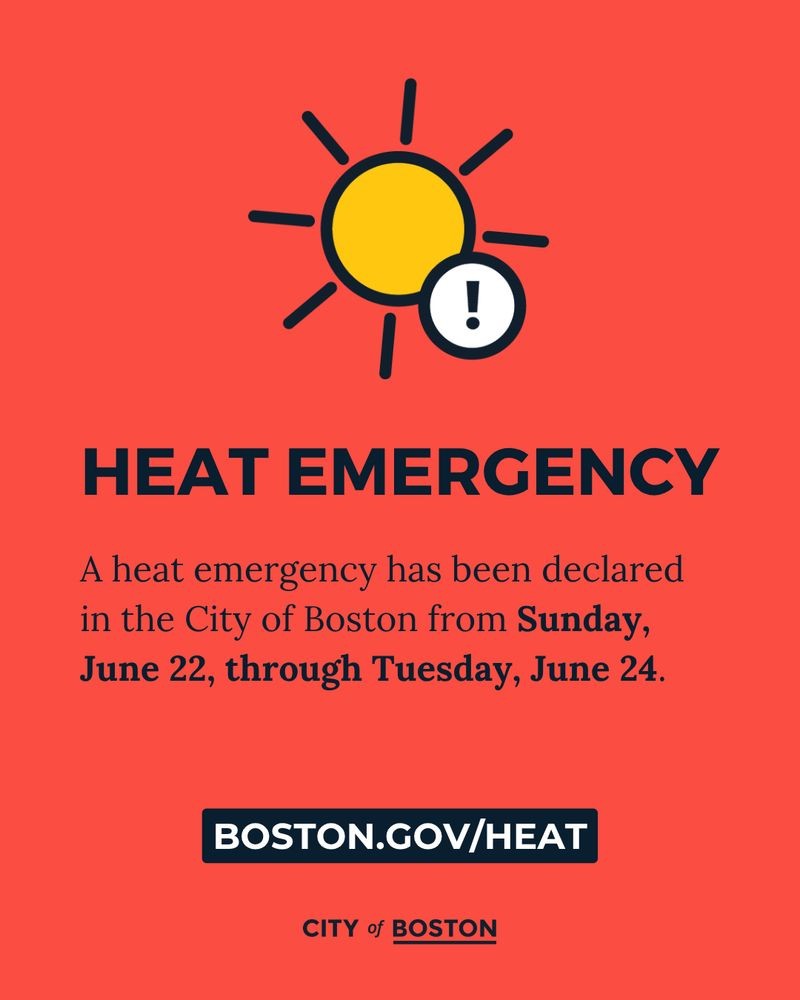Office of Housing (@bostonneighbor) on Twitter photo With Boston facing extreme heat today, <a href="/MayorWu/">Mayor Michelle Wu å³å¼</a> has declared a heat emergency. Please support your vulnerable, unhoused neighbors! If you see anyone in distress, please call 911. Together, we can make a difference in this heat. Learn more here: ow.ly/bcUP50WeQWc With Boston facing extreme heat today, <a href="/MayorWu/">Mayor Michelle Wu å³å¼</a> has declared a heat emergency. Please support your vulnerable, unhoused neighbors! If you see anyone in distress, please call 911. Together, we can make a difference in this heat. Learn more here: ow.ly/bcUP50WeQWc
