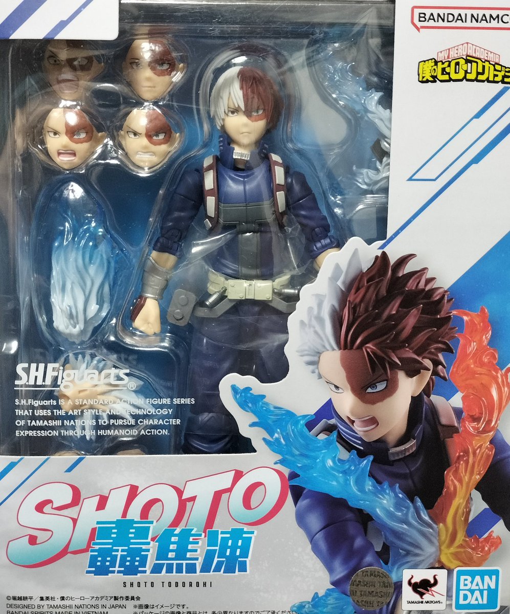 クウガ展ばかりでしたが、先週結構色々来てた。備忘録
ときめきメモリアル30周年トートバッグ
SHF 轟焦凍 何気にネットは、品切れで久々店舗に足を運んだ(買えて良かった)
卍解も到着
中華フィギュア
星花・漆黒のアイリス 
海外発送で箱被害いつも無いんだが今回は凹み有
中身は中々よく出来てる。 