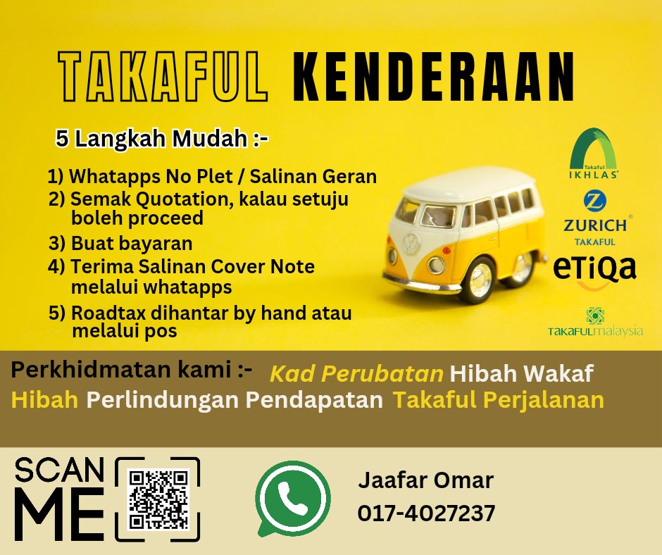 omarjay2373's tweet photo. Roadtax Expired? Jom saya bantu utk renew. Online je, bagi detail, dapat Quotation, setuju dengan harga boleh proceed. Dekat saya hantar, jauh saya pos kan 👍
#roadtax #takafulkenderaan #takafulmotor #insurankereta #insuranmotor https://t.co/JBIu12tYRq
