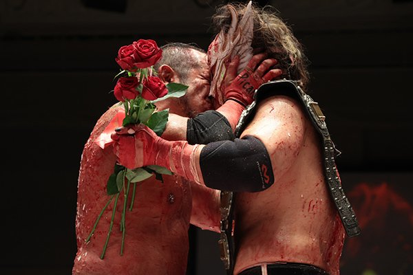 njpwglobal's tweet photo. El Desperado retained the IWGP Junior Heavyweight Championship in a match filled with blood sweat and tears at Death Pain Invitacional!

#deathpaininvi report:
https://t.co/cseLoHtQWx

Order the PPV replay!

https://t.co/jPcQsjLswV

#njpw https://t.co/l8bMa4BJk2