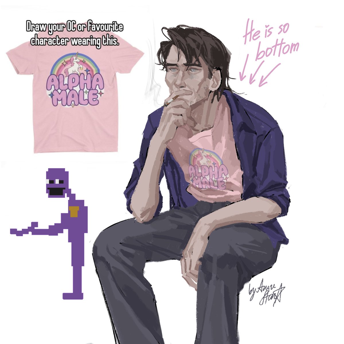 Alpha babygirl 

#fnaf #williamafton #davemiller