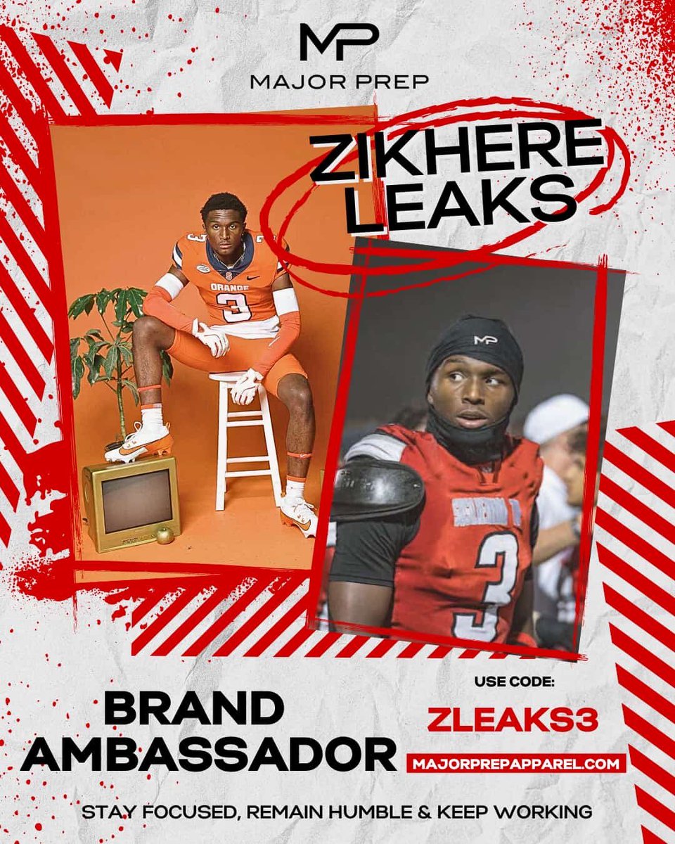 ZikhereLeaks3_'s tweet image. Blessed to have a opportunity to be a brand ambassador for Major Prep, Use code “ZLEAKS3” for 20% off on all major prep orders. Lets build this together bossman! @majorprepllc
