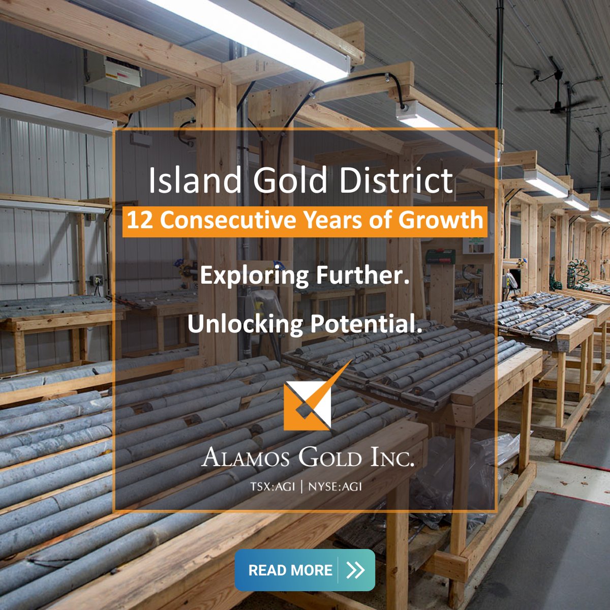 Island Gold’s Mineral Reserves have grown for 12 consecutive years—and the momentum continues. Ongoing exploration success is unlocking near-term expansion potential and high-grade discoveries across our Island Gold District, including exciting opportunities at nearby