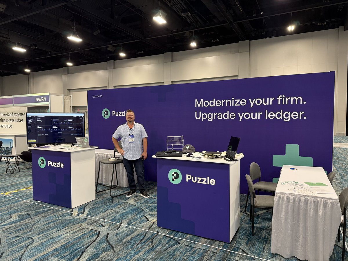 puzzlefin's tweet image. Scaling New Heights. Day 1.
We are so ready 🚀 Stop by booth 119 to learn how Puzzle can empower your accounting firm’s growth.
#QuitBooks
@sashaorloff @dasha_shunina