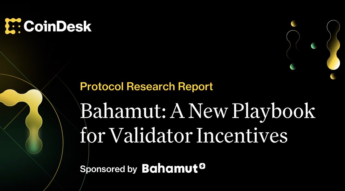 A new playbook for validator incentives? 🤔 

CoinDesk Research dives deep into <a href="/bahamut_chain/">Bahamut</a>'s  innovative Proof of Stake and Activity (PoSA) consensus mechanism! Discover how this EVM-compatible Layer-1 rewards validators for both staking AND driving real network usage.

Read