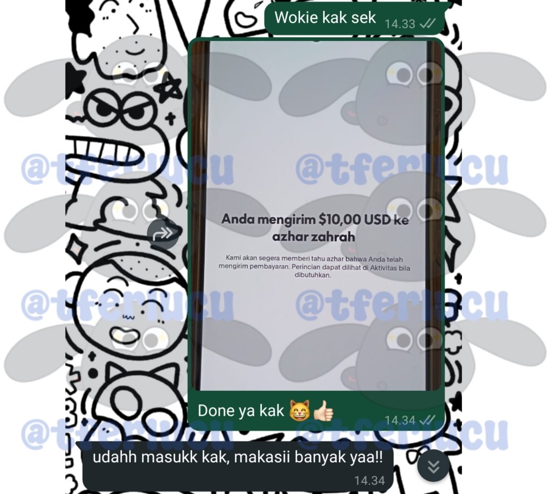 Wts paypal $35 take all
 rate 15.800 (saldo pribadi)
 
Dm or wa 
wa.me/+6289675563220
Testi cek dibawah 😻👍🏻
Spay or dana✅
#zonauang #zonaba