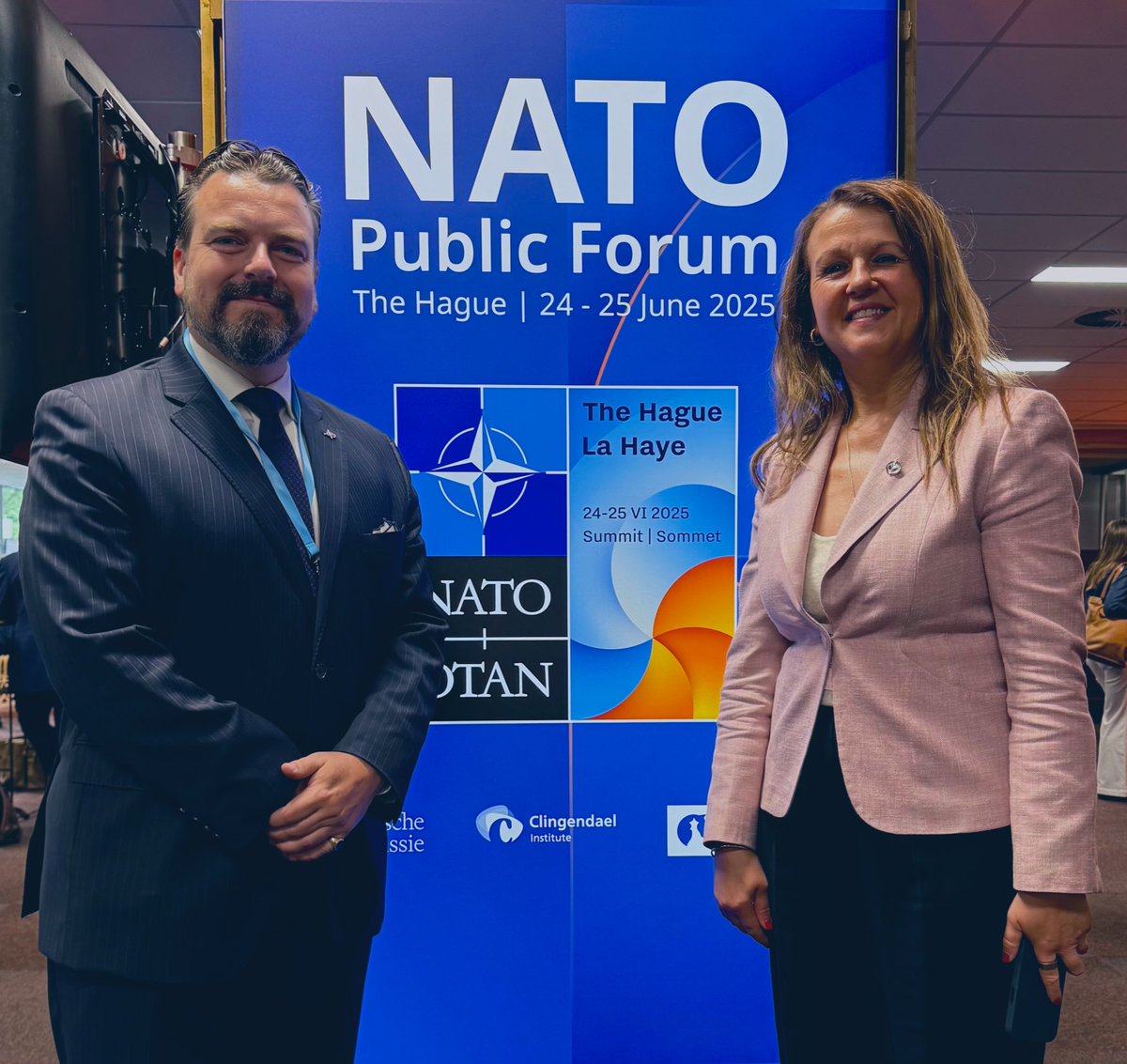 NATO Association of Canada (@natocanada) on Twitter photo NATO Association president <a href="/RCJBaines/">Robert Baines</a> is at the <a href="/NATO/">NATO</a> Hague Summit with many Canadian partners, including MP <a href="/JulieDzerowicz/">Julie Dzerowicz</a> , Chair of the Canadian NATO Parliamentary Association 🇨🇦
You can watch the NATO Public Forum here:
natopublicforum.org
#NATOPublicForum #NATOsummit NATO Association president <a href="/RCJBaines/">Robert Baines</a> is at the <a href="/NATO/">NATO</a> Hague Summit with many Canadian partners, including MP <a href="/JulieDzerowicz/">Julie Dzerowicz</a> , Chair of the Canadian NATO Parliamentary Association 🇨🇦
You can watch the NATO Public Forum here:
natopublicforum.org
#NATOPublicForum #NATOsummit