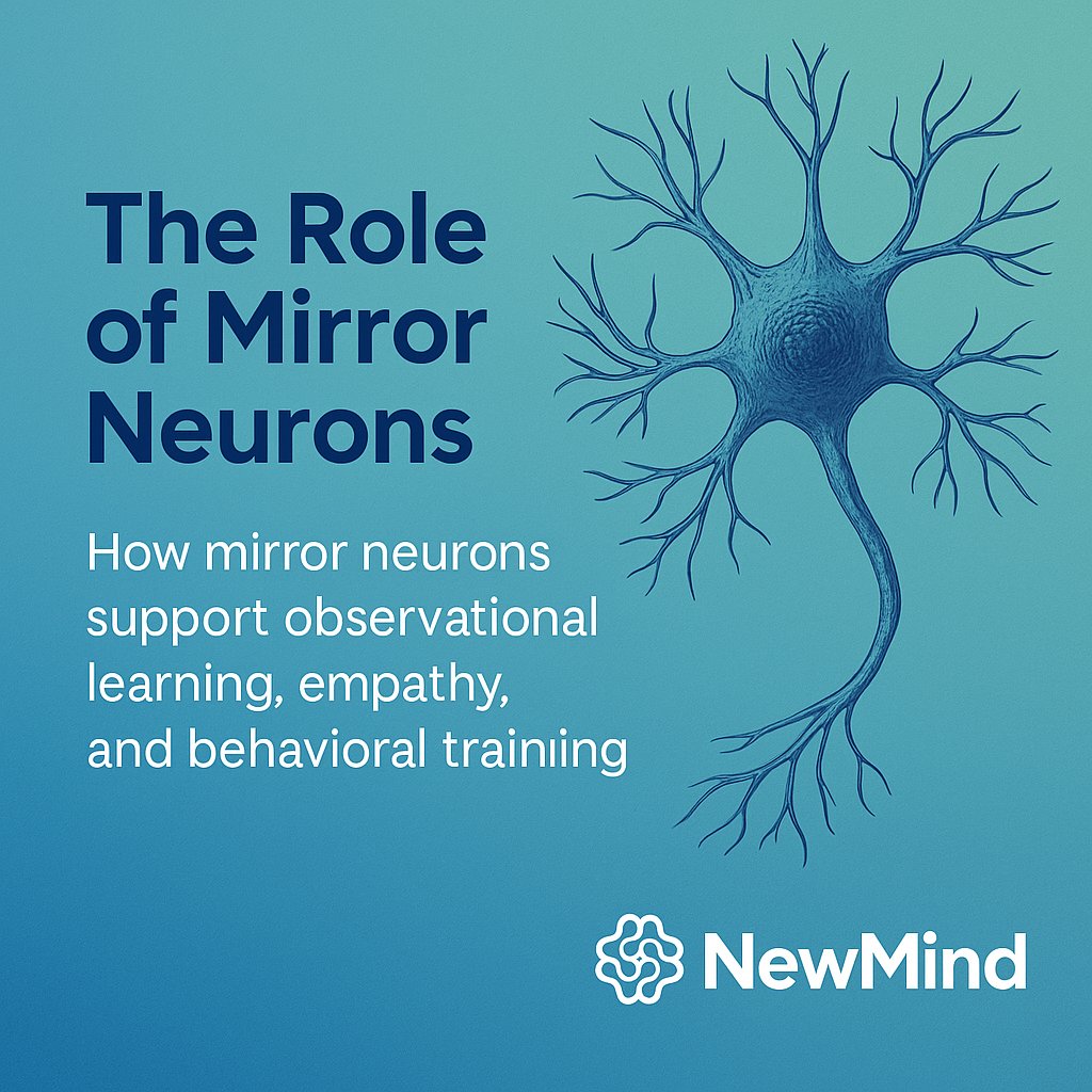 NewMindTech's tweet photo. Mirror neurons fire when we watch an action—just like when we do it.
That’s part of the reason why neurofeedback works: the brain sees itself and begins to change.
#Neurofeedback #BrainTraining #MirrorNeurons https://t.co/HS3x5C7iiX