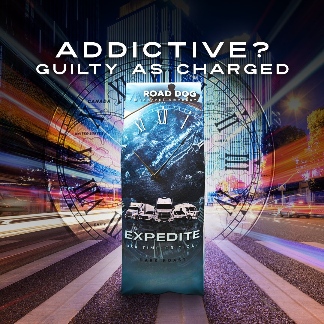 roaddogcoffee's tweet photo. Warning: Road Dog coffee may cause a strong addiction to flavor and the irresistible urge to brag about your superior coffee choices. Proceed at your own risk. 

#CoffeeTime #TruckerLife #CoffeeLovers #DailyGrind #RoadDogCoffee #FuelYourDay #FuelYourJourney #HighwayHeroes https://t.co/CLvmkTcFue