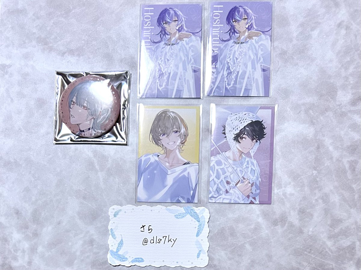 dls7ky's tweet photo. 【交換】 にじさんじ SUISAI RAIN
ビジュアルカード　ランダム缶バッジ

譲▶︎画像1枚目.固ツイ

求▶画像2.3枚目(💖＞💕︎︎)
　　  💖を含む交換優先

郵送交換
なんでも検討
比較違い可能
お気軽にお声掛けください https://t.co/6qhJfvaH0H