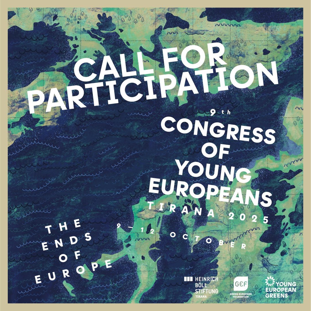 🤔 Zastanówmy się, czym jest Europa i czym mogłaby się stać, patrząc na nią przez pryzmat jej „końców”: granic, celów, ograniczeń, potencjalnych zakończeń.

🚀 W dniach 9-12 października 2025 w Tiranie odbędzie się 9. edycja Congress of Young Europeans, organizowana przez Biuro