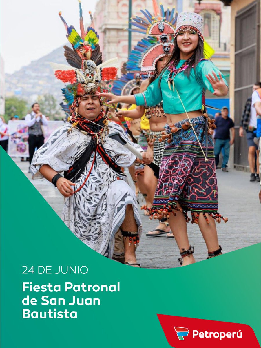 🌿 ¡San Juan, la fiesta más emblemática de la Amazonía, nos llena de tradición y alegría!
Es un día para honrar nuestras raíces, fortalecer la identidad cultural y disfrutar en comunidad.
#FiestaPatronalDeSanJuan #SomosPetroperú